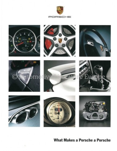 2006 PORSCHE FRAGEN UND ANTWORTEN PROSPEKT ENGLISCH