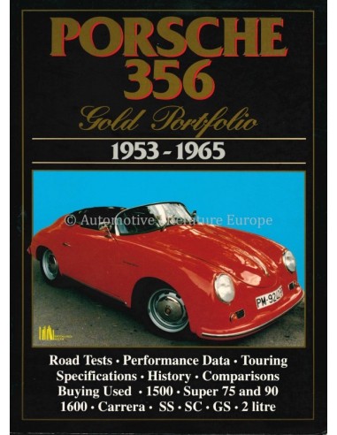 PORSCHE 356 GOLD PORTFOLIO 1953-1965 - R.M. CLARKE - BUCH