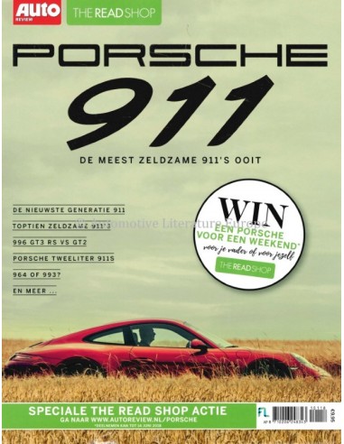 2018 PORSCHE 911 DE MEEST ZELDZAME 911'S OOIT MAGAZINE DUTCH