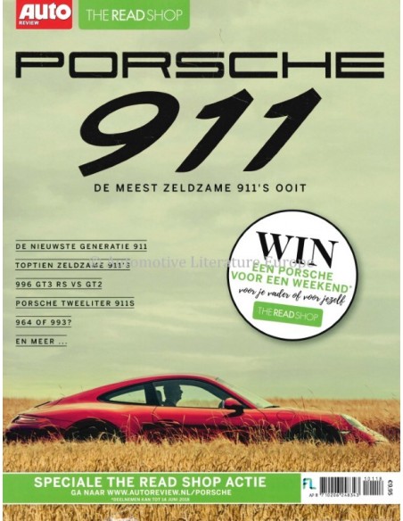 2018 PORSCHE 911 DE MEEST ZELDZAME 911'S OOIT MAGAZINE DUTCH