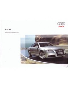 2008 AUDI A8 INSTRUCTIEBOEKJE DUITS
