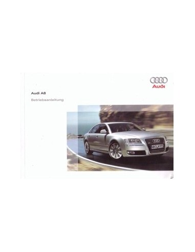 2008 AUDI A8 INSTRUCTIEBOEKJE DUITS