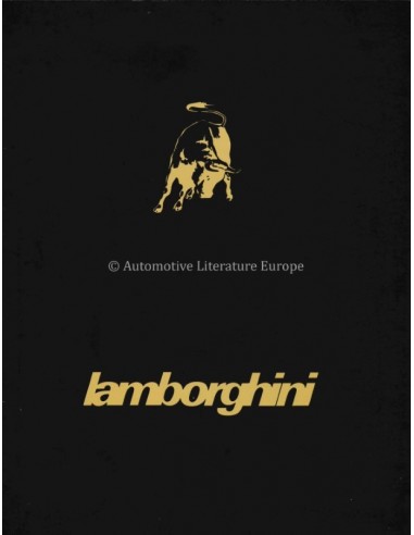 1981 LAMBORGHINI COUNTACH LP400 S PORTFOLIO BROCHURE