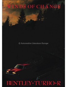 1988 BENTLEY TURBO R BROCHURE ENGELS