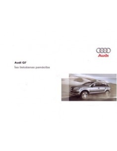 2008 AUDI Q7 VERKORT INSTRUCTIEBOEKJE LETS