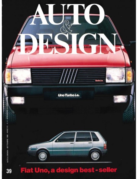 1986 AUTO & DESIGN MAGAZINE ITALIENISCH & ENGLISCH 39