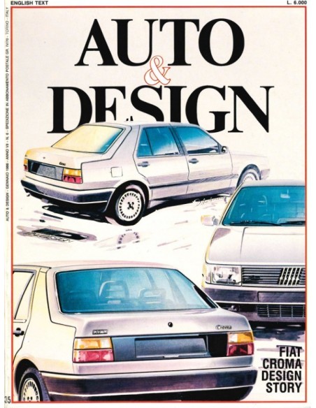 1986 AUTO & DESIGN MAGAZINE ITALIAN & ENGLISH 35