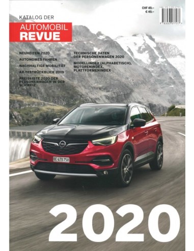 2020 AUTOMOBIl REVUE JAHRESKATALOG DEUTSCH