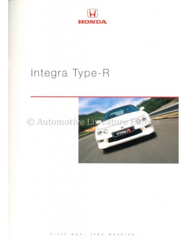 2000 HONDA INTEGRA TYPE R PROSPEKT NIEDERLÄNDISCH