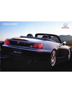 2004 HONDA S2000 BROCHURE ENGLISH