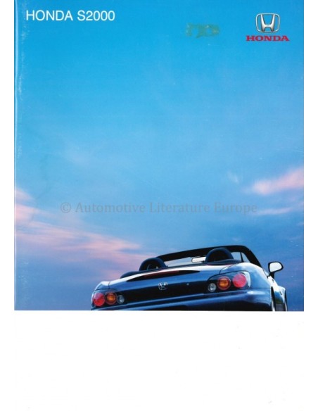 2004 HONDA S2000 BROCHURE ENGLISH
