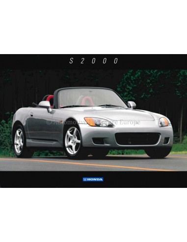 1999 HONDA S2000 LEAFLET ENGLISH