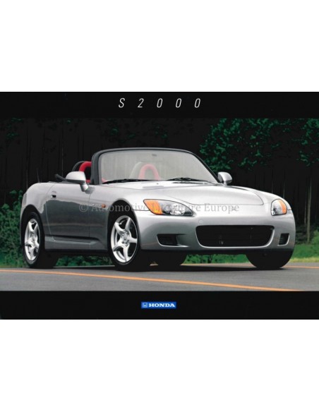 1999 HONDA S2000 LEAFLET ENGELS