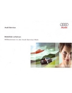 2008 AUDI INSTRUCTIEBOEKJE MOBILITAT ERFAHREN DEUTSCH
