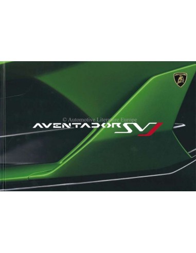 2019 LAMBORGHINI AVENTADOR SVJ COUPÉ & ROADSTER VIP HARDCOVER BROCHURE ITALIAANS
