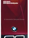 1986 BMW 3 SERIES CONVERTIBLE / KATALYSATOR BROCHURE GERMAN