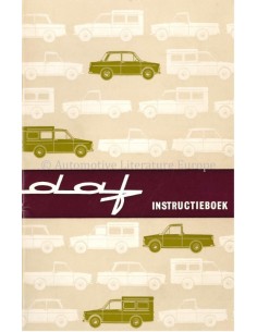 1965 DAF INSTRUCTIEBOEKJE NEDERLANDS