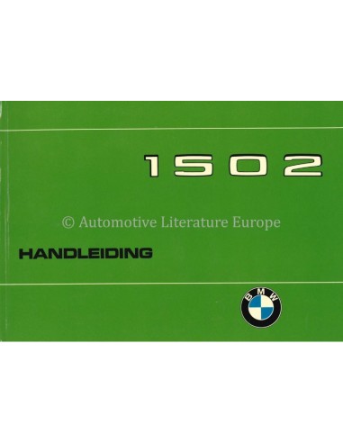 1975 BMW 1502 OWNERS MANUAL DUTCH
