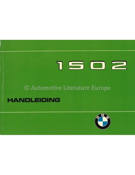 1975 BMW 1502 BETRIEBSANLEITUNG NIEDERLÄNDISCH
