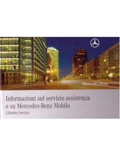 2008 MERCEDES BENZ SERVICE INSTRUCTIEBOEKJE ITALIAANS
