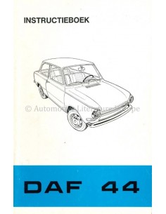 1971 DAF 44 BETRIEBSANLEITUNG NIEDERLÄNDISCH