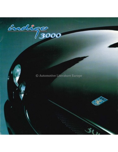 2000 JOSSE CAR INDIGO 3000 BROCHURE ENGELS