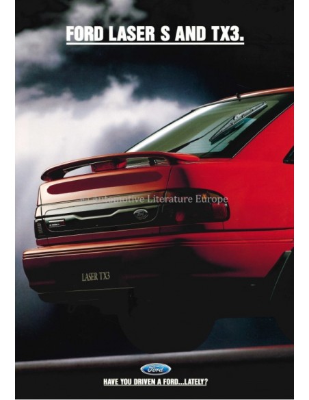 1993 FORD LASER S & TX3 BROCHURE ENGLISH