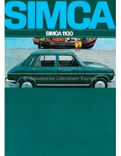 1968 SIMCA 1100 BROCHURE DUTCH