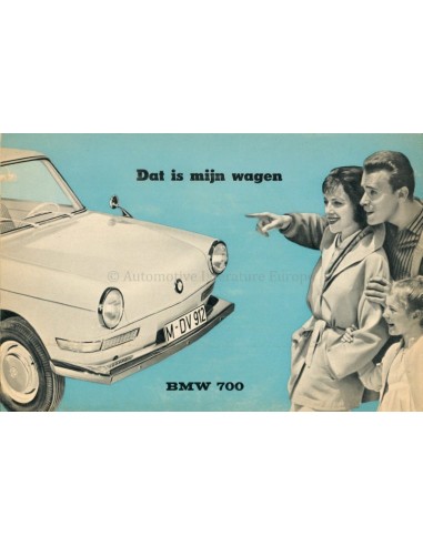 1961 BMW 700 BROCHURE DUTCH
