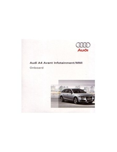 2008 AUDI A4 AVANT CD INFOTAINMENT MMI