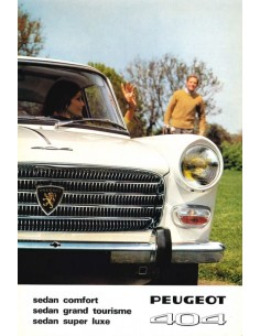1967 PEUGEOT 404 BROCHURE NEDERLANDS