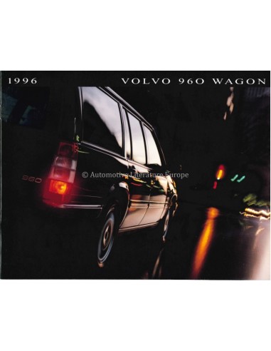 1996 VOLVO 960 WAGON BROCHURE ENGELS (USA)