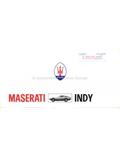 1970 MASERATI INDY PROSPEKT