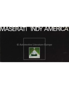 1973 MASERATI INDY AMERICA BROCHURE