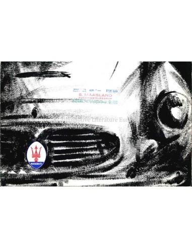 1961 MASERATI 3500 GT 2+2 TOURING BROCHURE