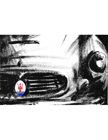 1961 MASERATI 3500 GT / GTI 2+2 TOURING BROCHURE