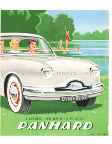 1957 PANHARD DYNA BROCHURE FRANS
