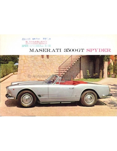 1959 MASERATI 3500 GT 2+2 TOURING PROSPEKT