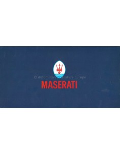 1976 MASERATI PROGRAM PROSPEKT