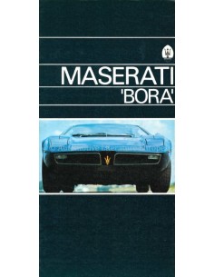 1974 MASERATI BORA BROCHURE ENGELS