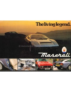1978 MASERATI RANGE BROCHURE