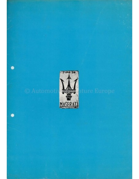 1978 MASERATI PORTFOLIO BROCHURE