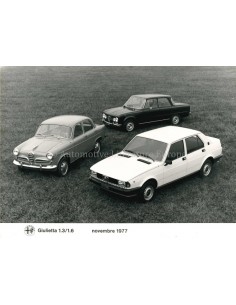 1977 ALFA ROMEO GIULIETTA 1.3/1.6 PRESS PHOTO