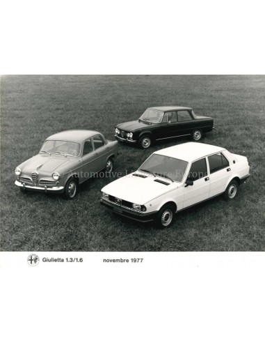1977 ALFA ROMEO GIULIETTA 1.3/1.6 PRESSE BILD