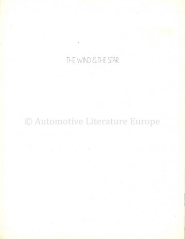 1973 MASERATI BORA / MERAK PROSPEKT ENGLISCH (VS)