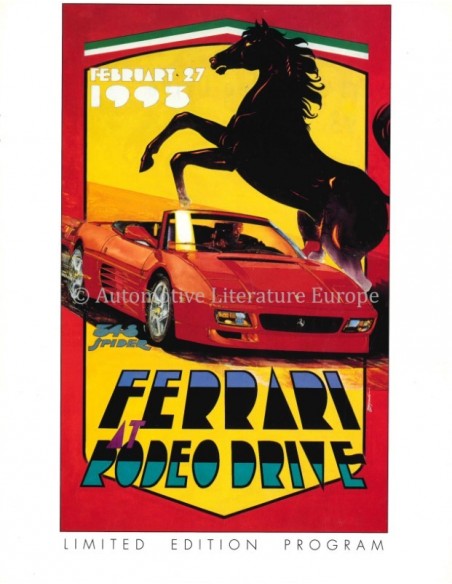 1993 FERRARI 348 SPIDER AT RODEO DRIVE PROSPEKT ENGLISCH