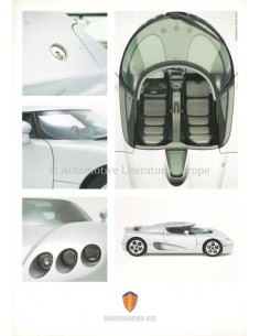 2002 KOENIGSEGG CC LEAFLET ENGLISH
