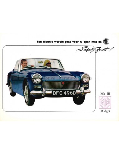 1967 MIDGET MK III BROCHURE DUTCH