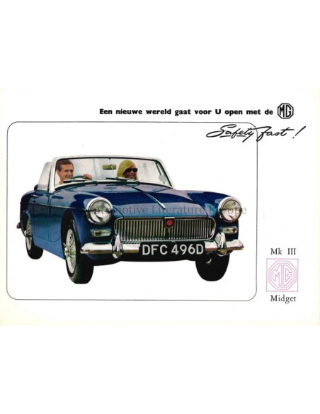 1967 MIDGET MK III BROCHURE DUTCH