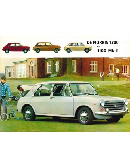 1967 MORRIS 1300 / 1100 MK II BROCHURE NEDERLANDS